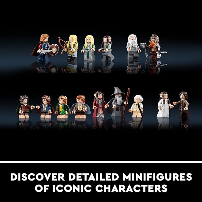 LEGO Icons O SENHOR DOS ANÉIS: VALFENDA 6.167 Peças