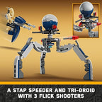 LEGOtar Wars  Pacote de Combate Clone Trooper e Battl 215 peças