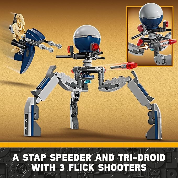 LEGOtar Wars  Pacote de Combate Clone Trooper e Battl 215 peças