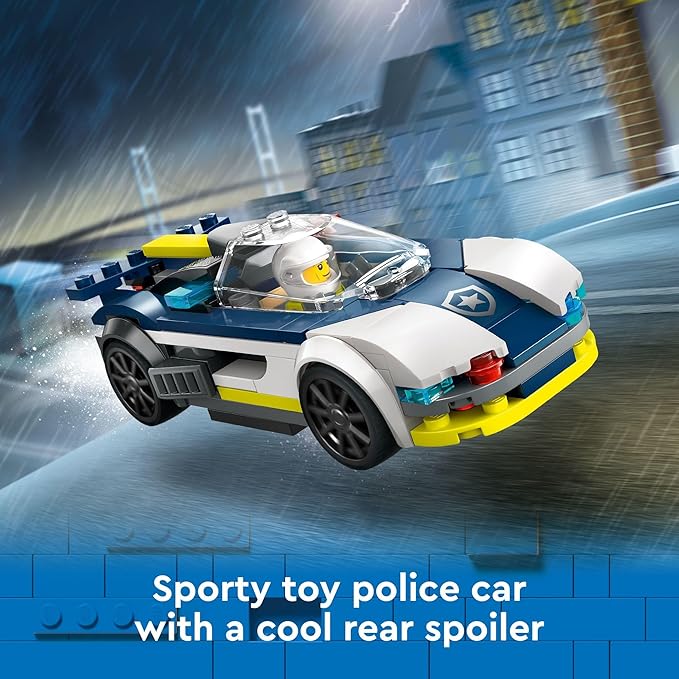 LEGO Set City Police Perseguição de Carro da Polícia a Muscle 213 peças