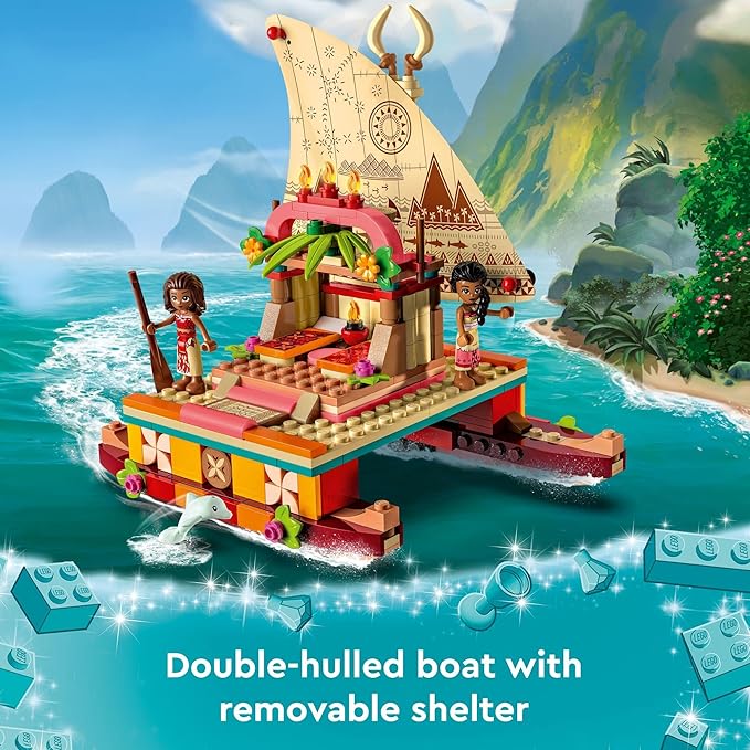 LEGO Disney O Catamarã de Descobertas da Moana 321 peças