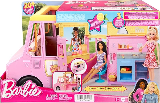 Barbie Profissões Veículo de Brinquedo Caminhão de Limonada