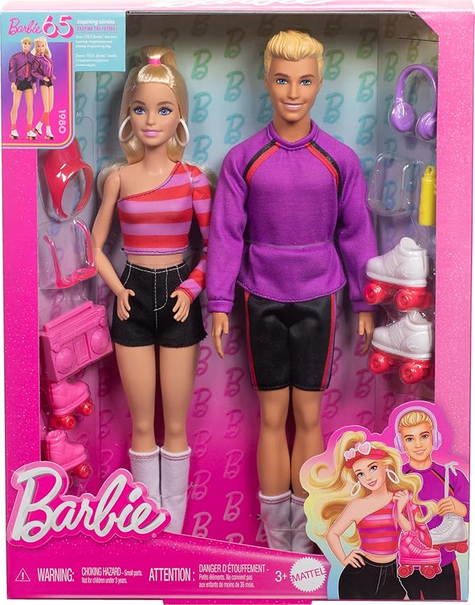 Barbie Fashionista, Conjunto de Bonecos Barbie e Ken de patins