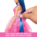 Barbie Um Toque de Mágica Edição Safira Especial 65º Aniversário da Barbie com Cabelo Azul