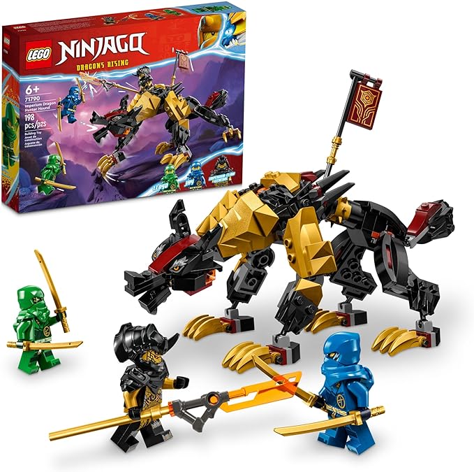 LEGO Ninjago Cao Caça Dragoes Imperium 198 peças