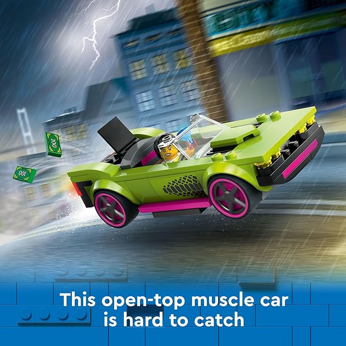 LEGO Set City Police Perseguição de Carro da Polícia a Muscle 213 peças