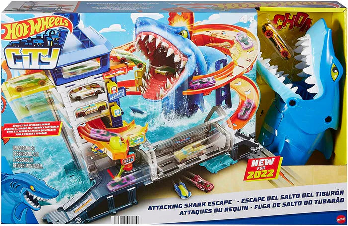Hot Wheels Ataque de Tubarão com 1 Carro