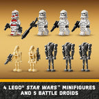 LEGOtar Wars  Pacote de Combate Clone Trooper e Battl 215 peças