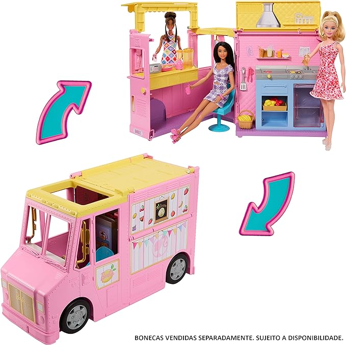 Barbie Profissões Veículo de Brinquedo Caminhão de Limonada