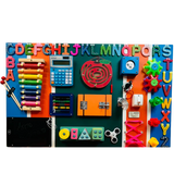 Painel Sensorial de Atividades Educativas 50x80cm Alfabetização