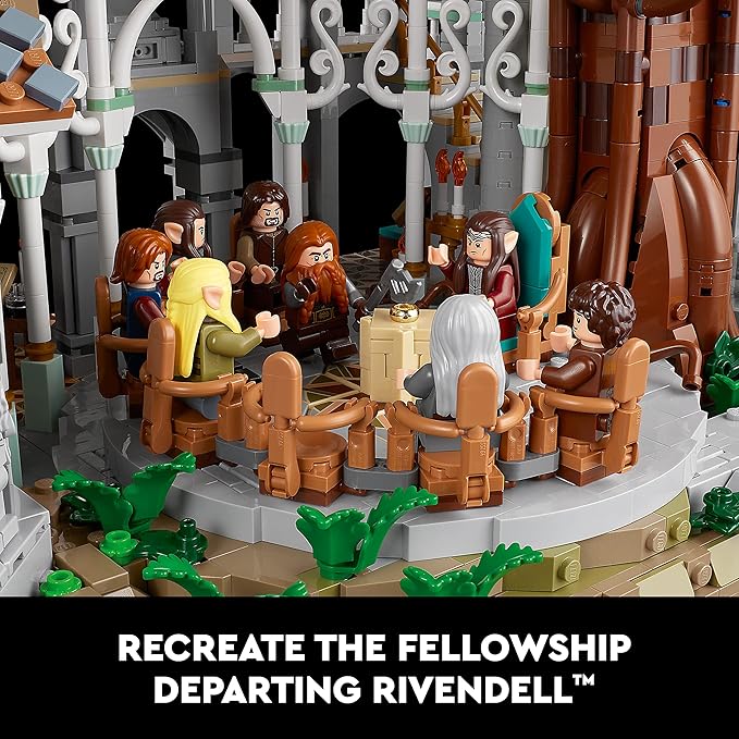 LEGO Icons O SENHOR DOS ANÉIS: VALFENDA 6.167 Peças