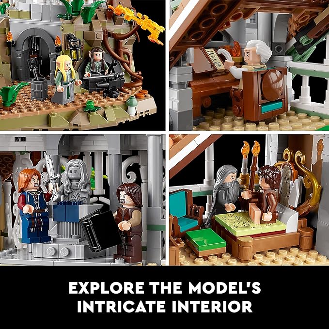 LEGO Icons O SENHOR DOS ANÉIS: VALFENDA 6.167 Peças
