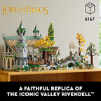 LEGO Icons O SENHOR DOS ANÉIS: VALFENDA 6.167 Peças