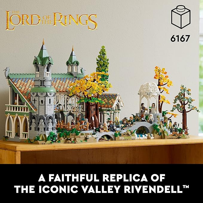 LEGO Icons O SENHOR DOS ANÉIS: VALFENDA 6.167 Peças
