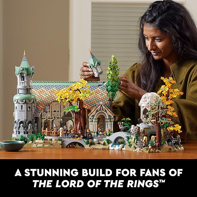 LEGO Icons O SENHOR DOS ANÉIS: VALFENDA 6.167 Peças