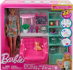 Barbie Casa de Bonecas Dos Sonhos com +75 peças, Três Andares e Escorregador para Boneca