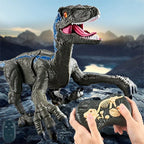 Dinossauro Velociraptor Recarregável Controle Remoto