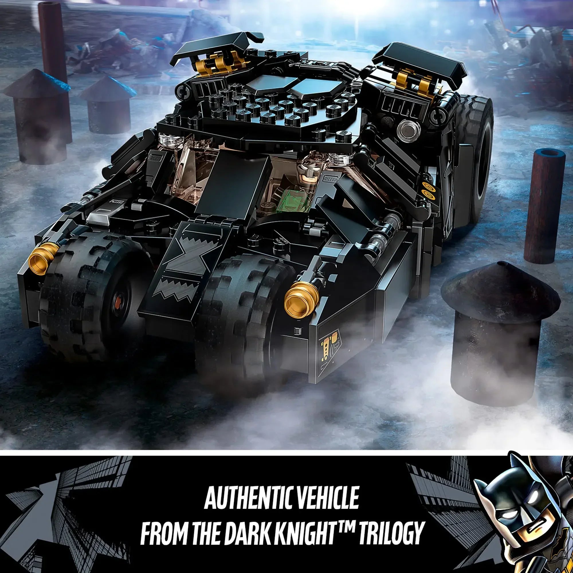 LEGO DC Batman Batmobile Tumbler: Confronto do Espantalho 422 peças