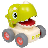 Carrinho Dino Fricção e Apito Verde Buba
