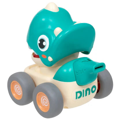 Carrinho Dino Fricção e Apito Verde Escuro Buba