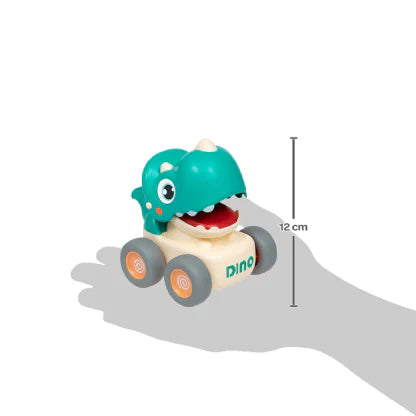 Carrinho Dino Fricção e Apito Verde Escuro Buba