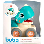 Carrinho Dino Fricção e Apito Verde Escuro Buba