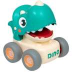 Carrinho Dino Fricção e Apito Verde Escuro Buba