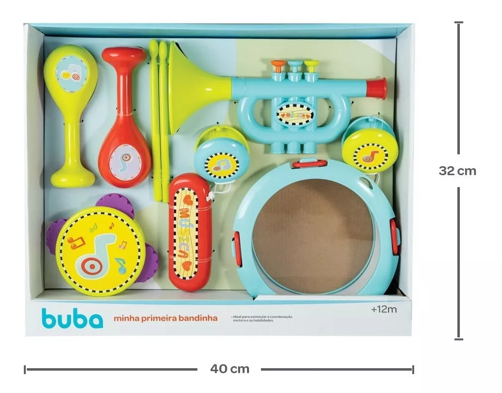 Brinquedo Infantil Minha Primeira Bandinha Buba
