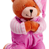 Ursinho Que Reza Rosa Urso De Pelucia Hipoalergênico Buba