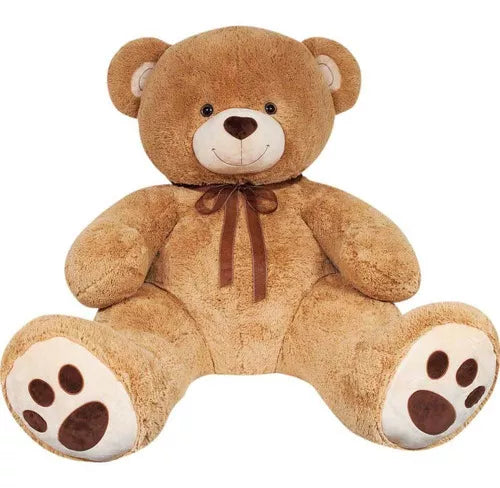 Urso De Pelúcia Tommy Gigante 1,10m Hipoalérgico