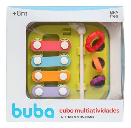 Cubo De Atividades 7 Em 1 Brinquedo Infantil - Buba