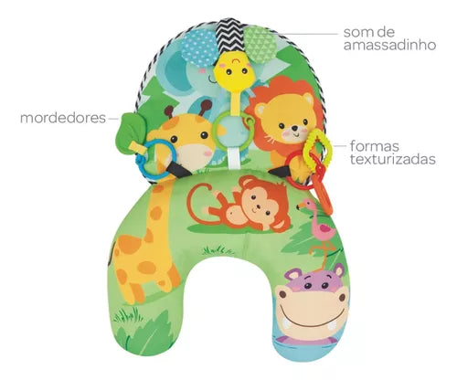Almofada De Atividades E Estimulo Para Bebes Tummy Time