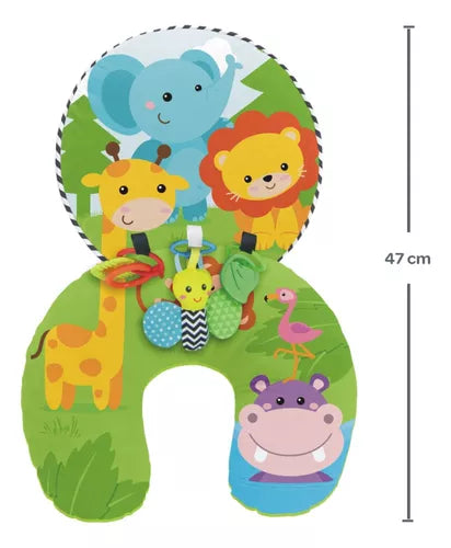 Almofada De Atividades E Estimulo Para Bebes Tummy Time