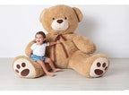 Urso De Pelúcia Tommy Gigante 1,10m Hipoalérgico
