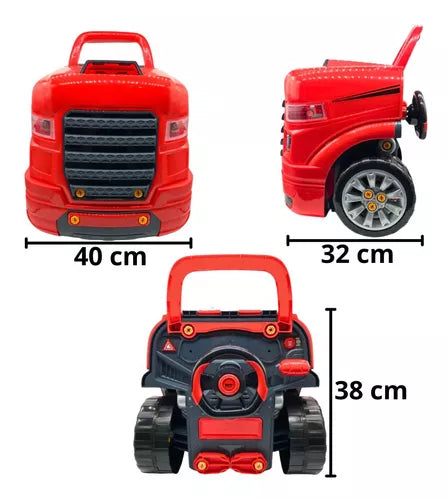 Motor de Caminhão Monta Desmonta Brinquedo com Luzes E Sons