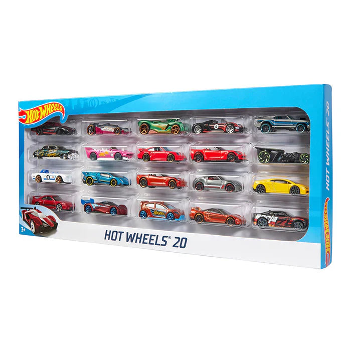 Hot Wheels Carrinhos Colecionáveis - Kit com 20
