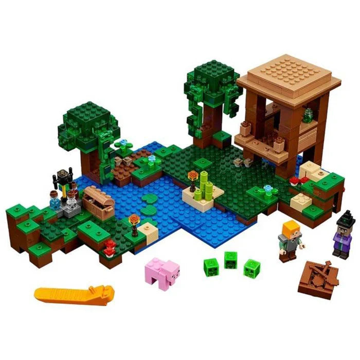 Blocos de Montar Minecraft Alex e a Cabana da Bruxa – 508 peças