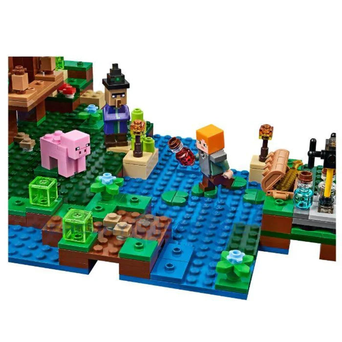 Blocos de Montar Minecraft Alex e a Cabana da Bruxa – 508 peças
