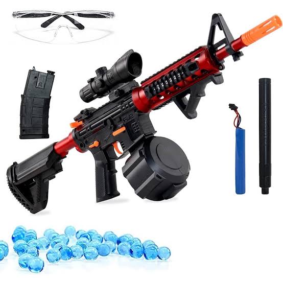 Brinquedo Lançador de Gel Orbeez + 10.000 unidades de Bolinhas de Gel