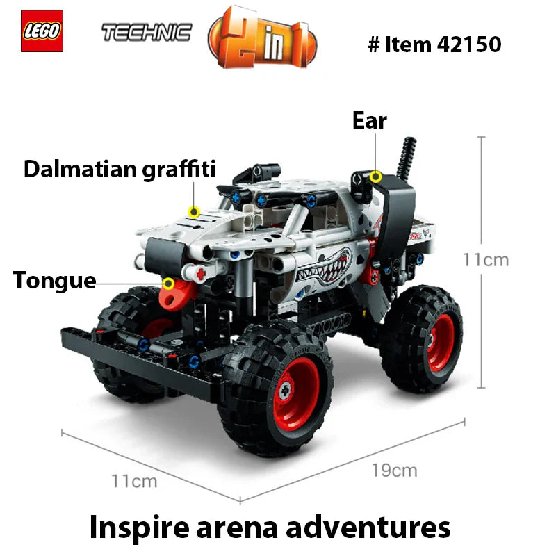Lego Monster Jam Caminhão Monstro 244 Peças