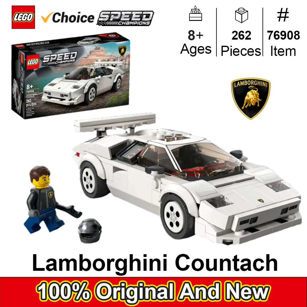 LEGO Lamborghini Countach Speed Champions 262 peças