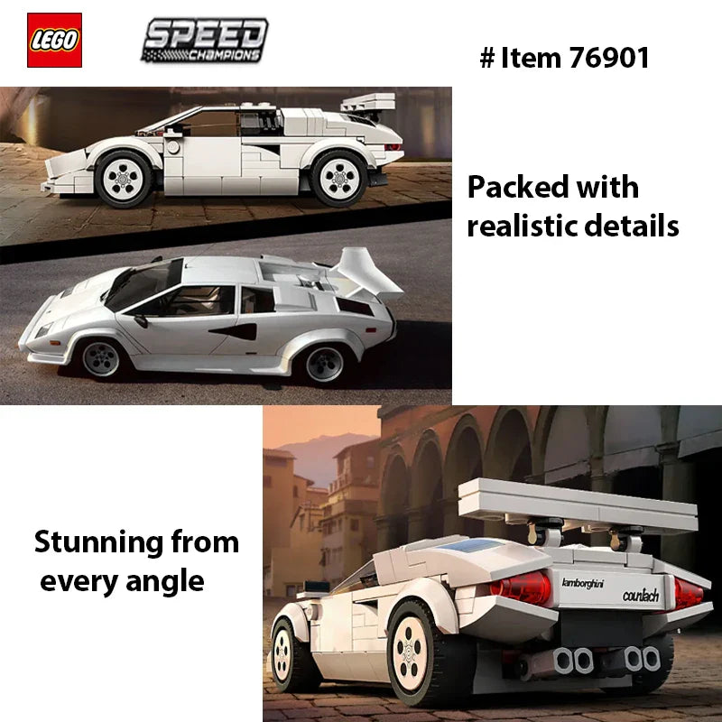 LEGO Lamborghini Countach Speed Champions 262 peças
