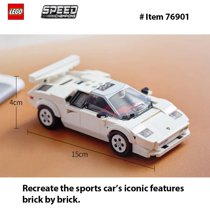 LEGO Lamborghini Countach Speed Champions 262 peças