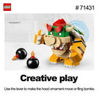 Lego Super Mario Conjunto de expansão do Muscle Car de Bowser 458 peças