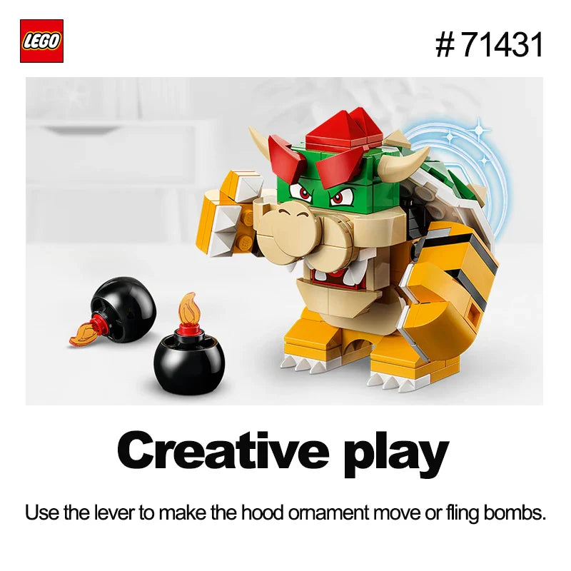 Lego Super Mario Conjunto de expansão do Muscle Car de Bowser 458 peças