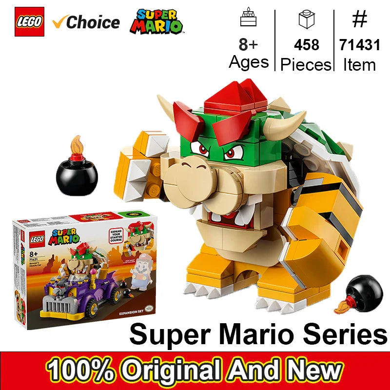 Lego Super Mario Conjunto de expansão do Muscle Car de Bowser 458 peças