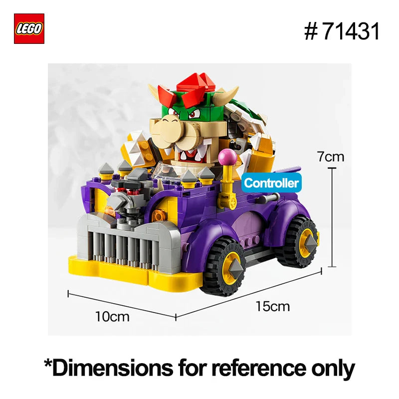 Lego Super Mario Conjunto de expansão do Muscle Car de Bowser 458 peças