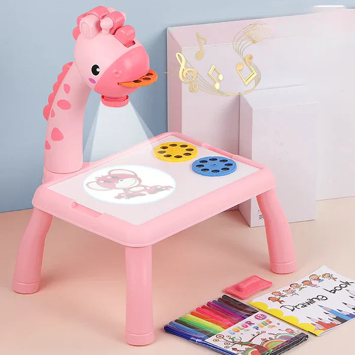 Mesa Girafa Projetora de Desenhos Interativos Pinturas