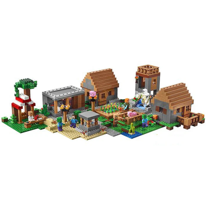 Blocos de Montar Vila Minecraft 838 peças