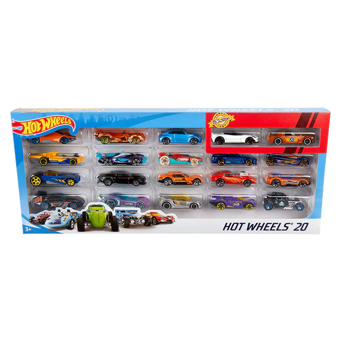 Hot Wheels Carrinhos Colecionáveis - Kit com 20